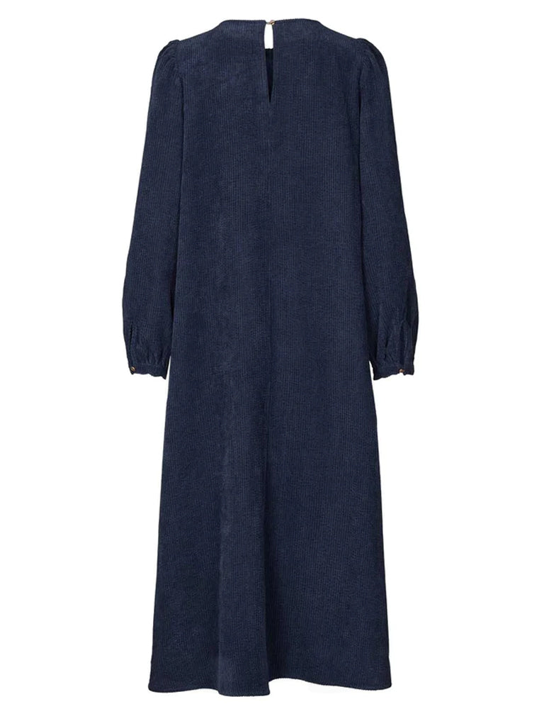 Lolly's Laundry Lucas Cord Dress in Dark Blue