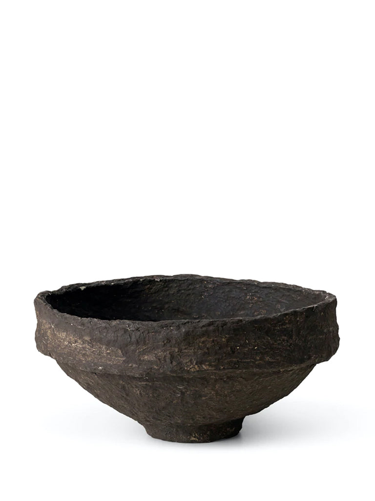 Norstjerne Sustain Large Sculptural Bowl in Brown