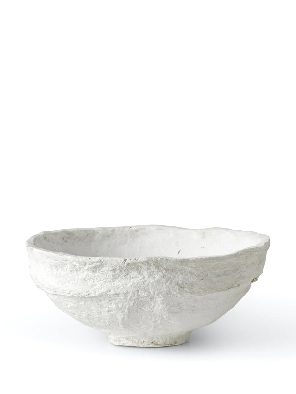 Norstjerne Sustain Large Sculptural Bowl in White