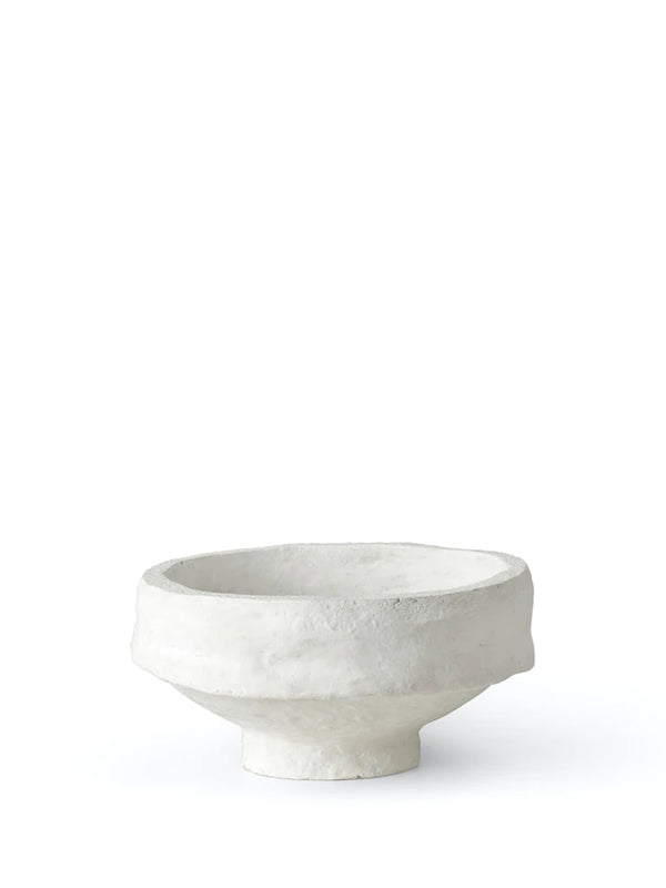 Norstjerne Sustain Medium Sculptural Bowl in White