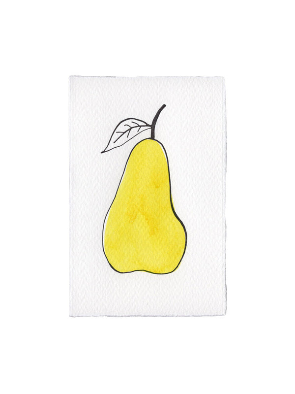 Scribble & Daub Pear Card