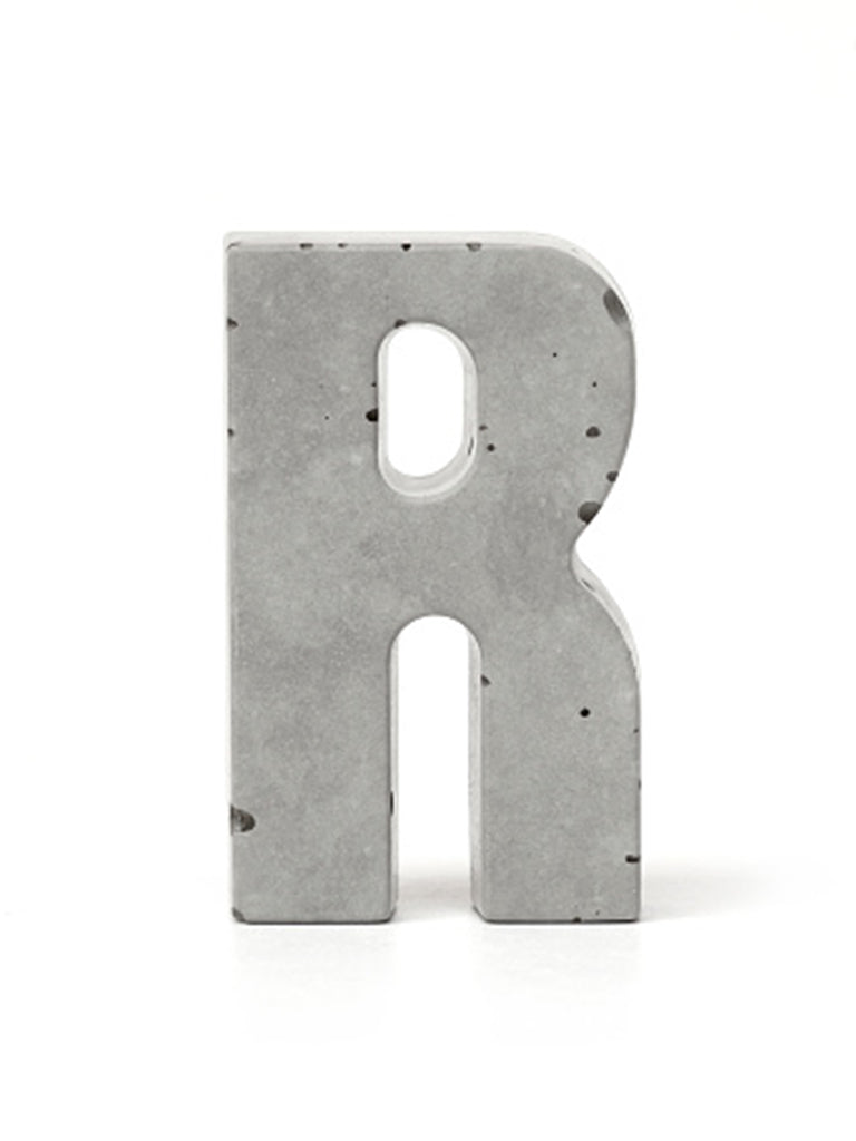 An Artful Life Concrete Letter R