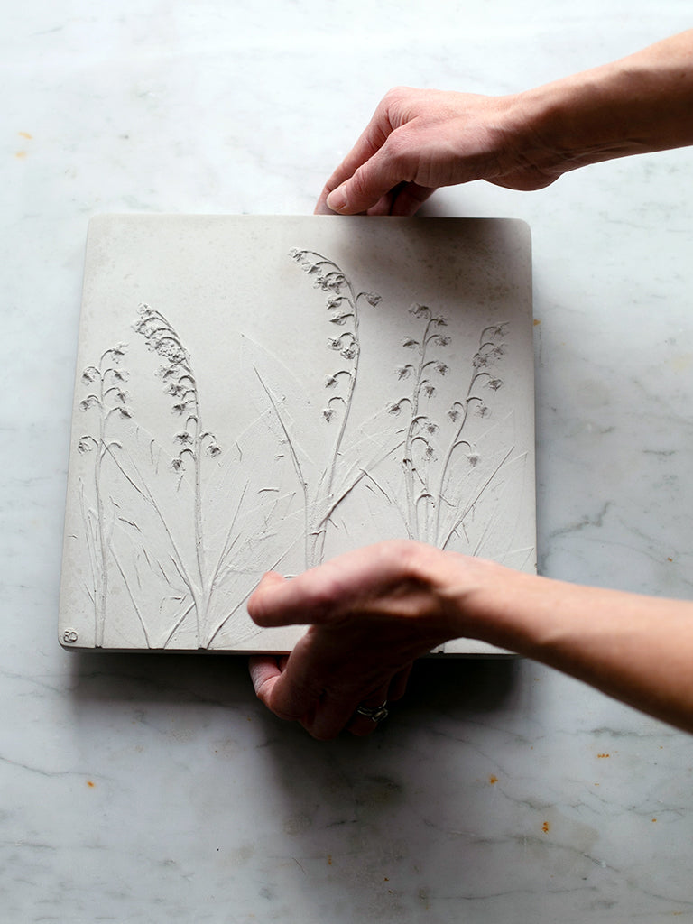 Rachel Dein Lily of the Valley Concrete Tile