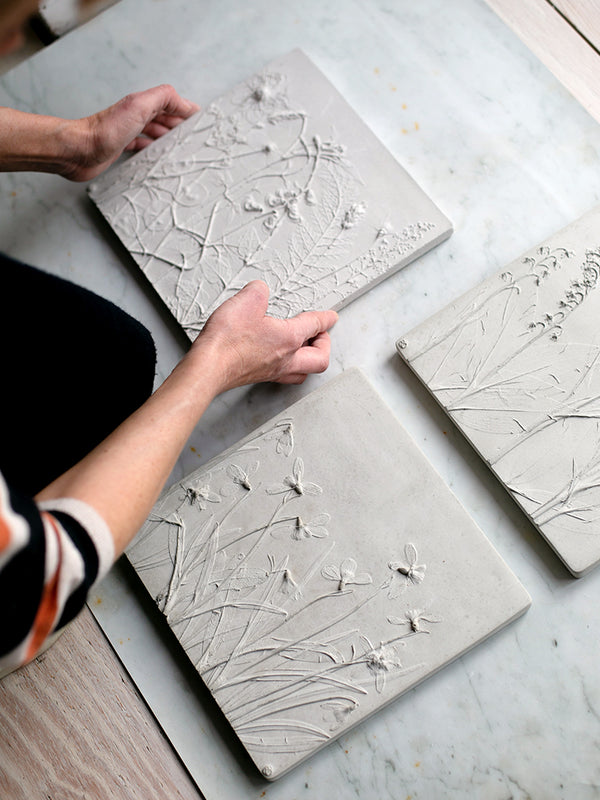 Rachel Dein Lily of the Valley Concrete Tile