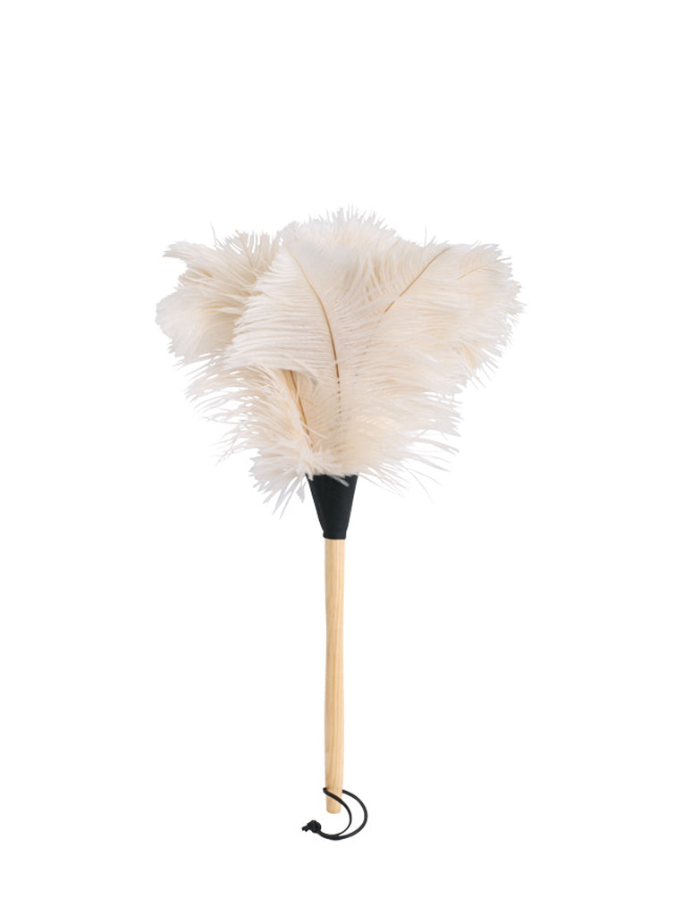 Redecker Ostrich Feather Duster in White