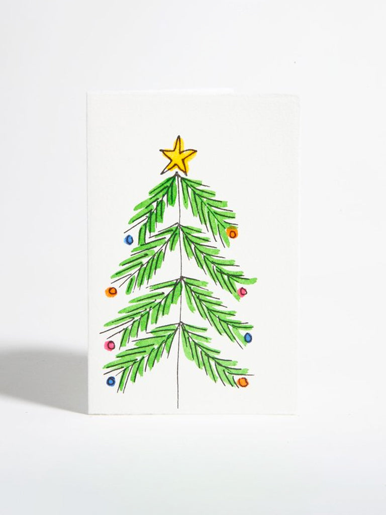 Scribble & Daub Christmas Tree in Green