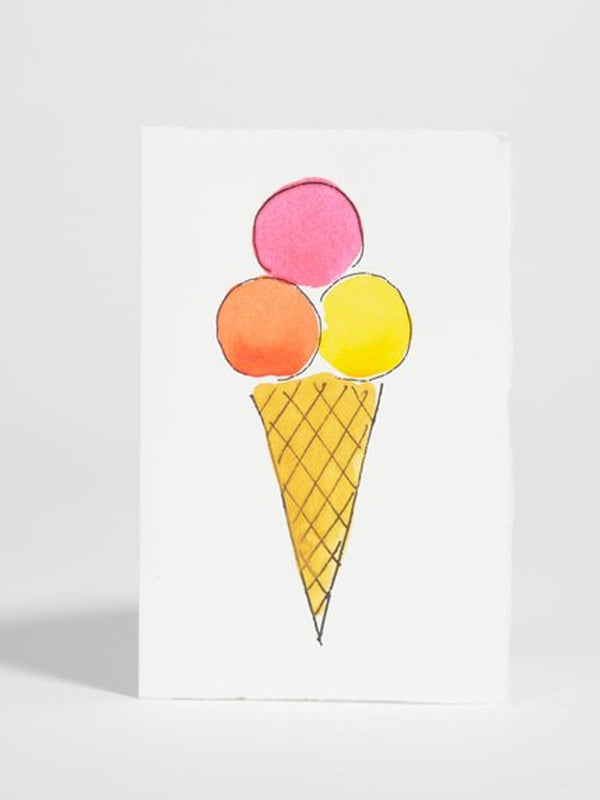 Scribble & Daub Ice Cream Card