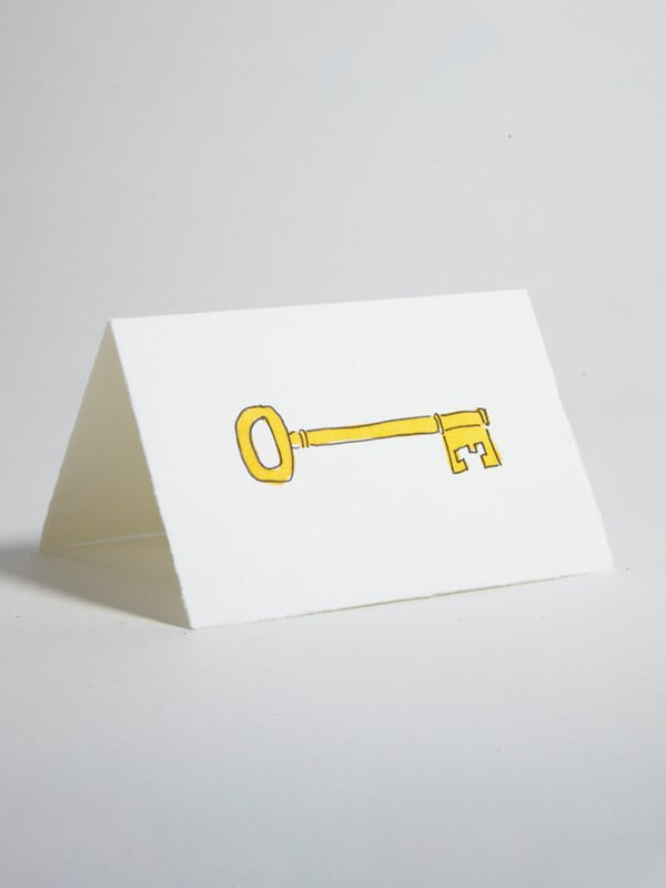 Scribble & Daub Key Card in Yellow