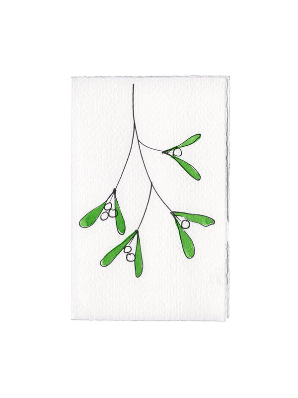 Scribble & Daub Mistletoe in Green