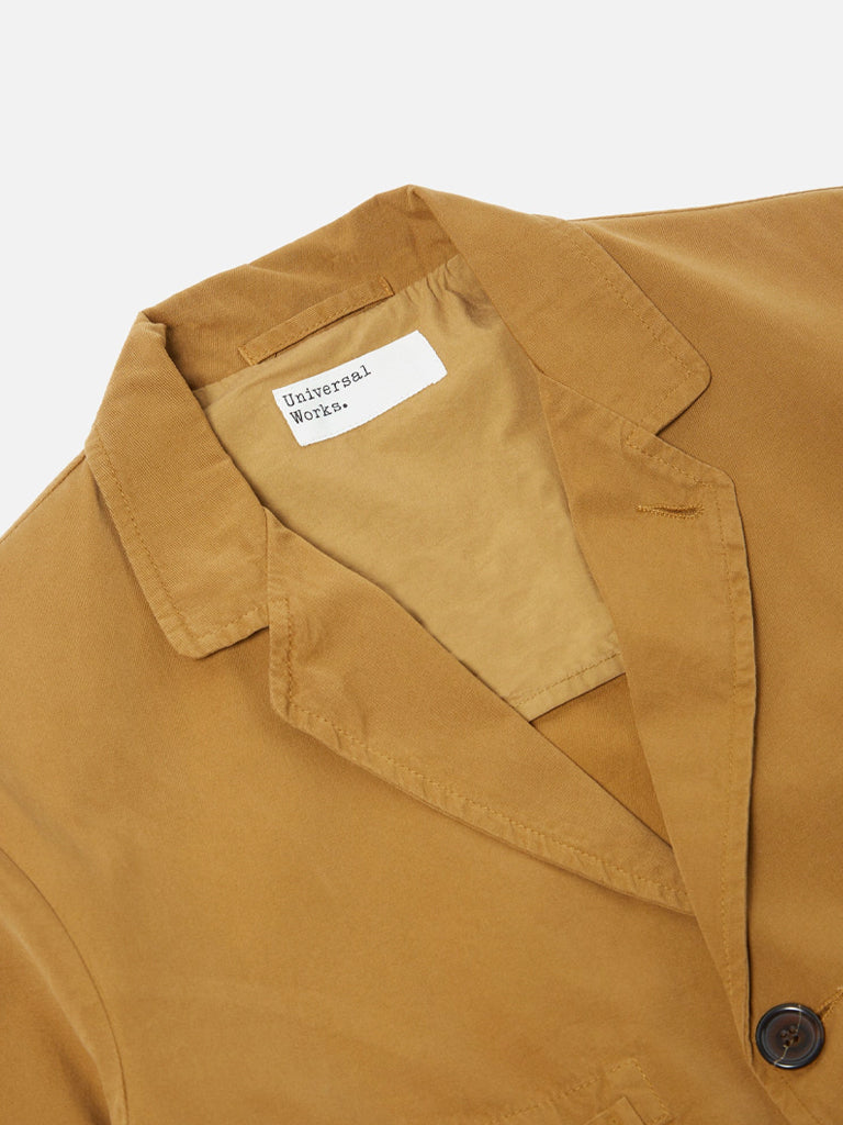 Universal Works Five Pocket Jacket in Cumin Summer Canvas