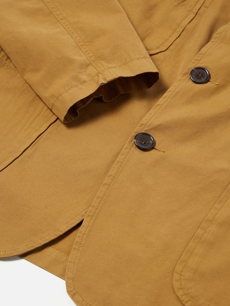 Universal Works Five Pocket Jacket in Cumin Summer Canvas