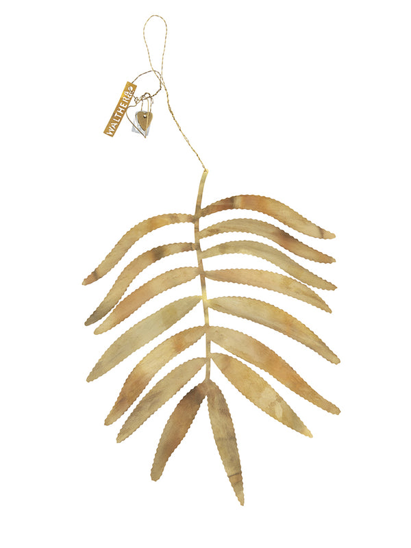 Walther & Co Palm Leaf in Brass