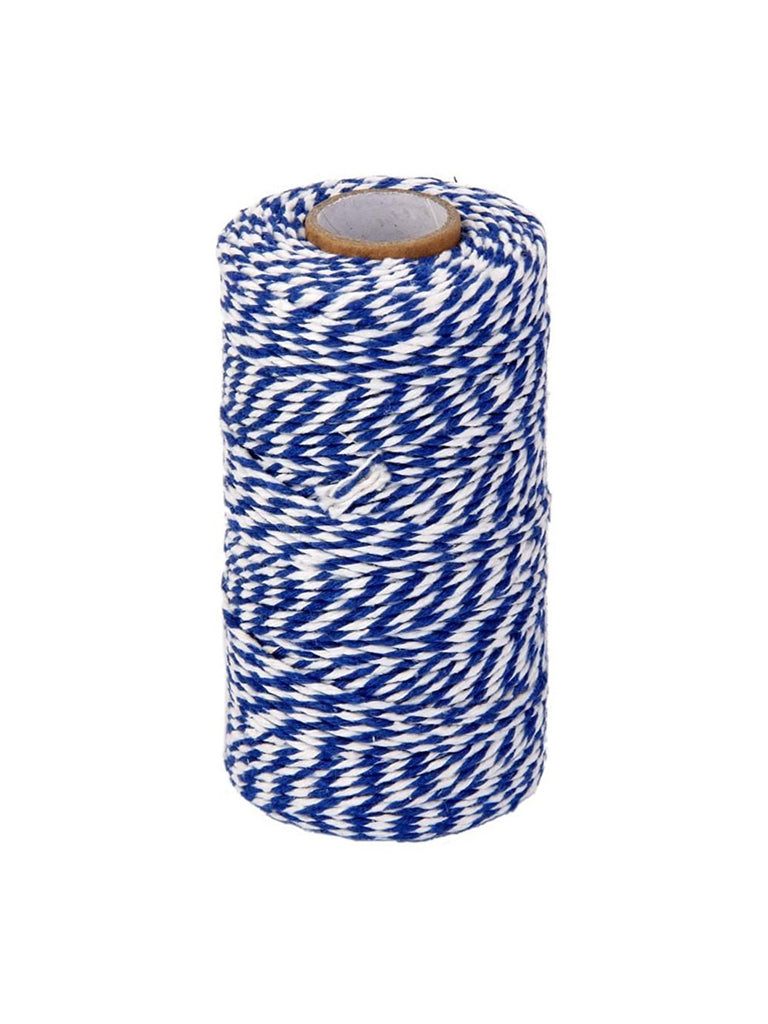 Re-found Cotton Stripy String in Blue & White