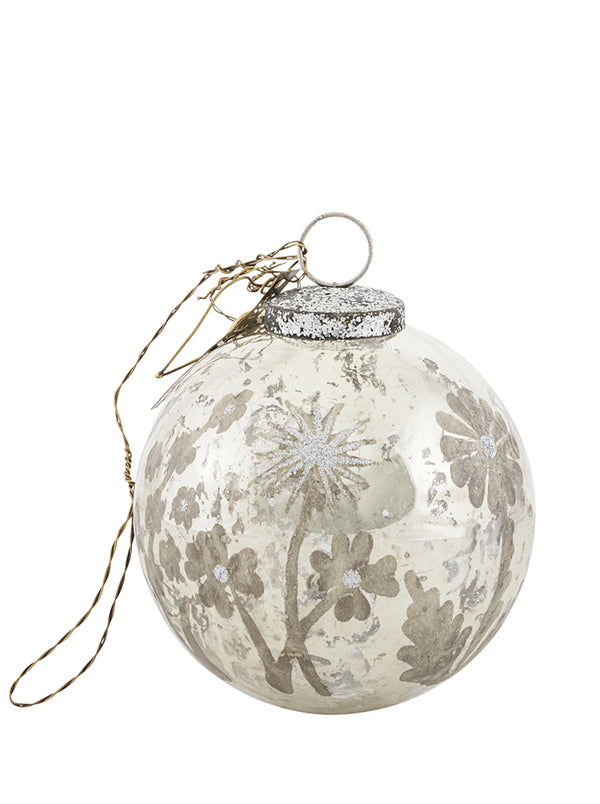 Walther & Co Flower Bauble in Antique Brass